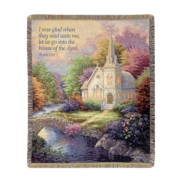 Manual Woodworkers & Weavers Church in the Country Verse Tapestry